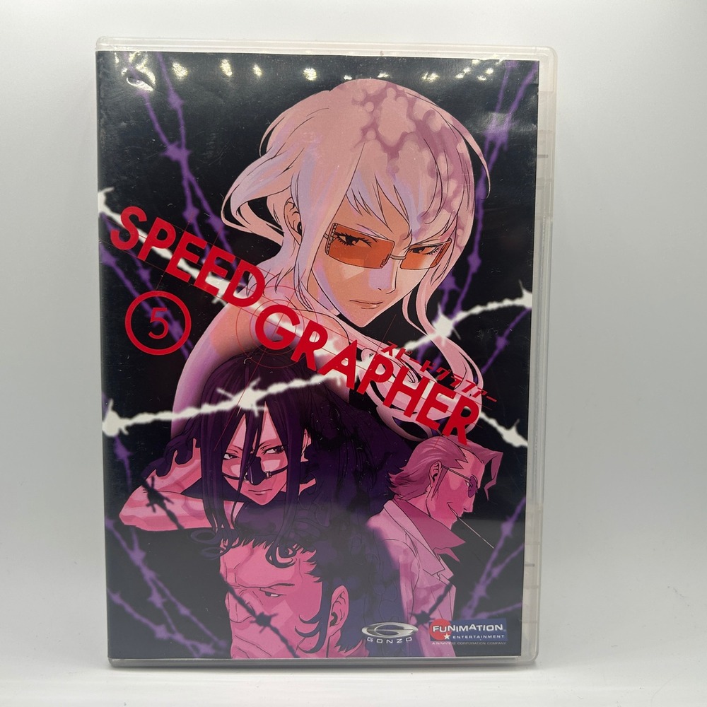 Speed Grapher Vol 5 DVD Anime Funimation Ep 17-20 Gonzo Excellent Condition